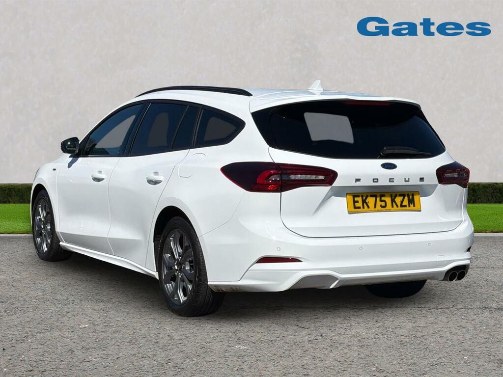 Ford Focus Focus Estate St-line 1.0 Mhev 155Ps EK75KZM White #5