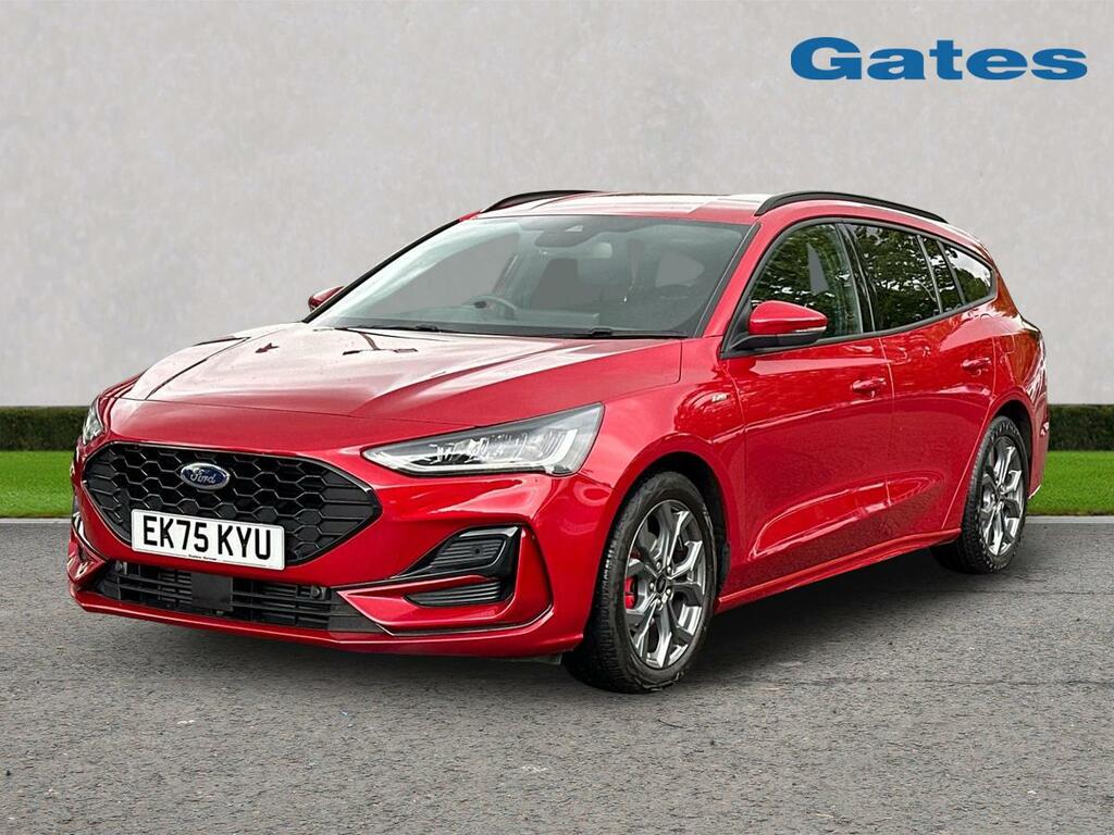 Ford Focus Focus Estate St-line 1.0 Mhev 155Ps EK75KYU Red #3