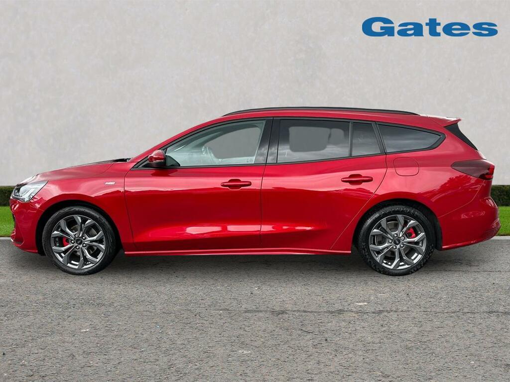 Ford Focus Focus Estate St-line 1.0 Mhev 155Ps EK75KYU Red #4