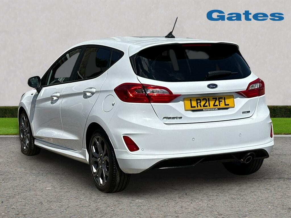 Ford Fiesta Fiesta St-line Edition 1.0 Mhev 125Ps LR21ZFL White #5