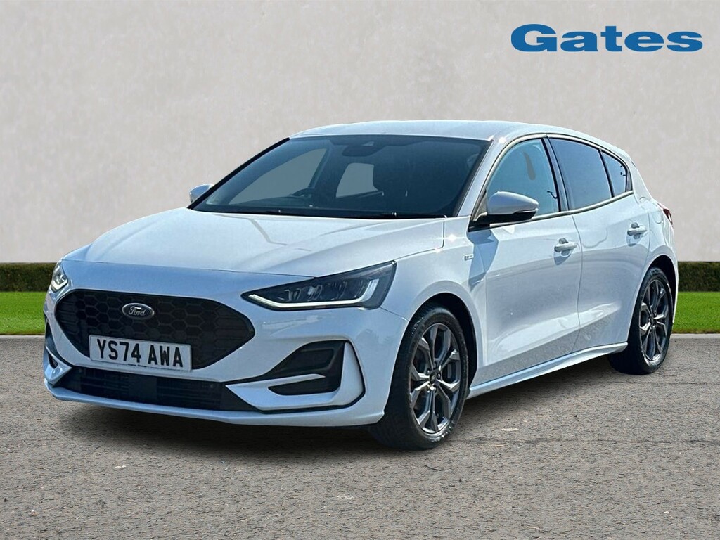 Ford Focus Focus St-line 1.0 Mhev 125Ps YS74AWA White #3