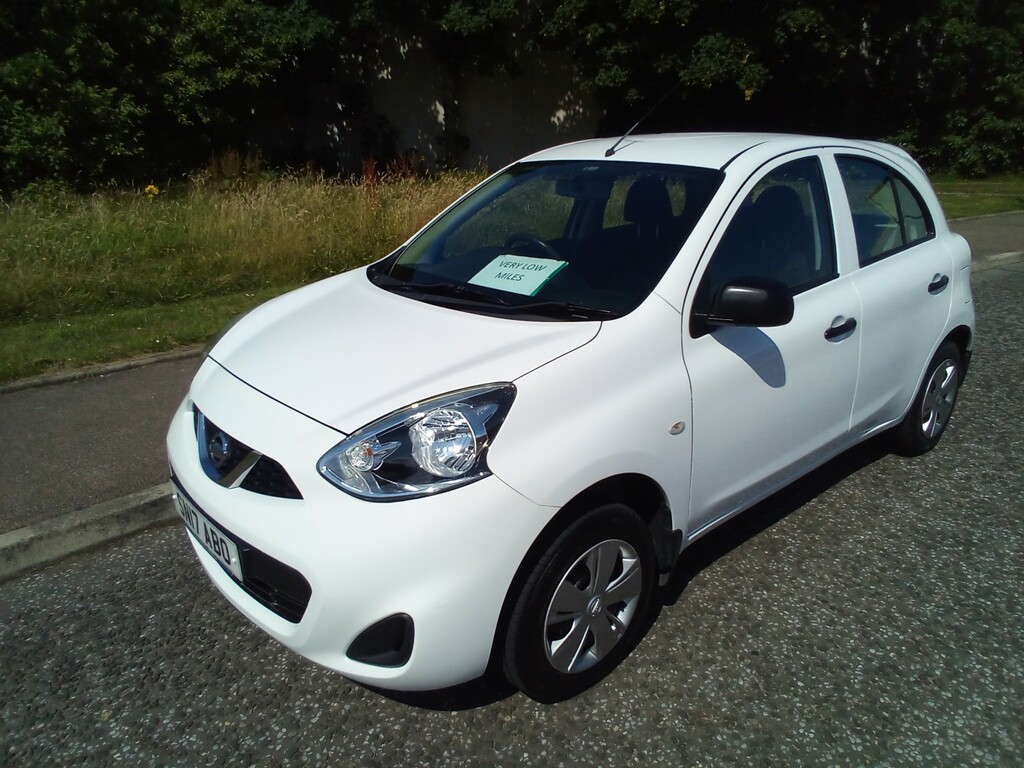Nissan Micra Hatchback 1.2 Visia One Owner Since New 2017 SN17ABO White