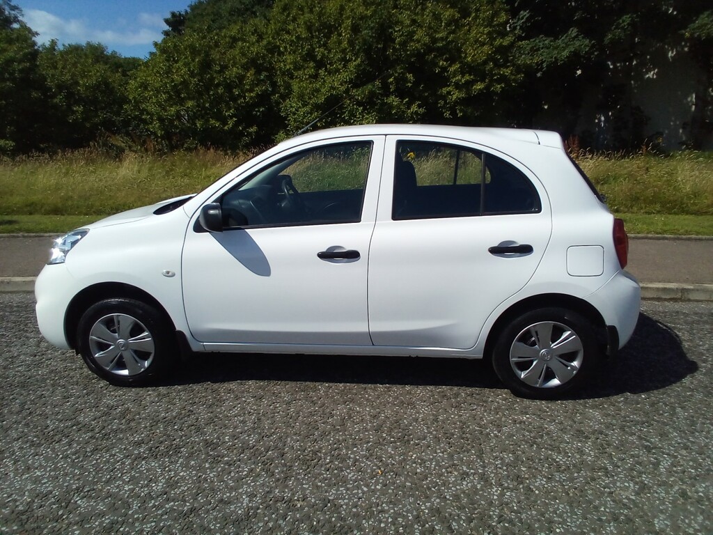 Nissan Micra Hatchback 1.2 Visia One Owner Since New 2017 SN17ABO White #5