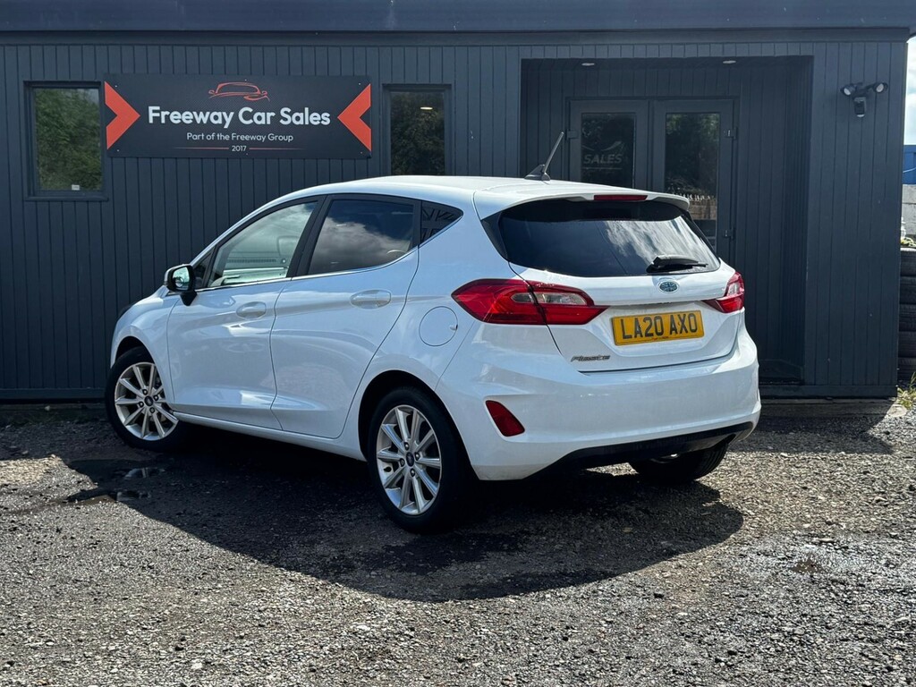 Ford Fiesta Hatchback 1.0T Ecoboost Titanium Hatchback Pet LA20AXO White #5