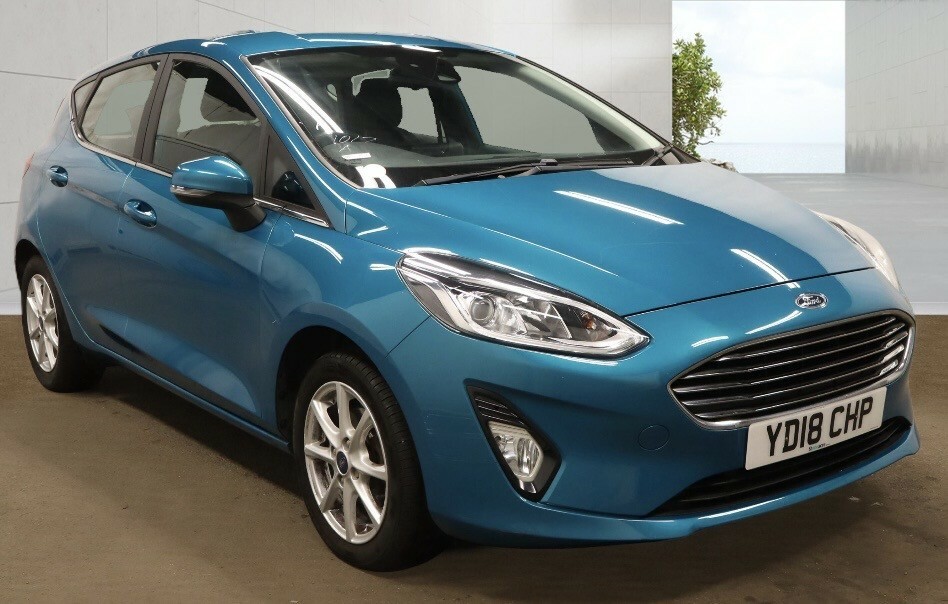 Ford Fiesta 1.0T Ecoboost Zetec Hatchback Eu Blue