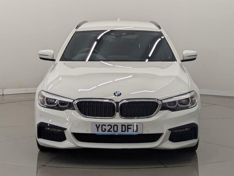 BMW 5 Series 520D Mht M Sport YG20DFD White #5