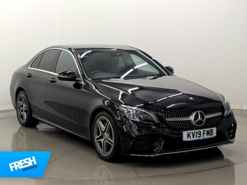 Mercedes-Benz C Class 1.5 C200 Mhev Eq Boost Amg Line Premium Saloon 4 Black