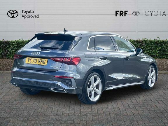Audi A3 1.0 Tfsi 30 S Line Sportback Euro 6 Ss Grey #2