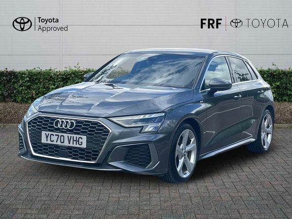 Audi A3 1.0 Tfsi 30 S Line Sportback Euro 6 Ss Grey #3