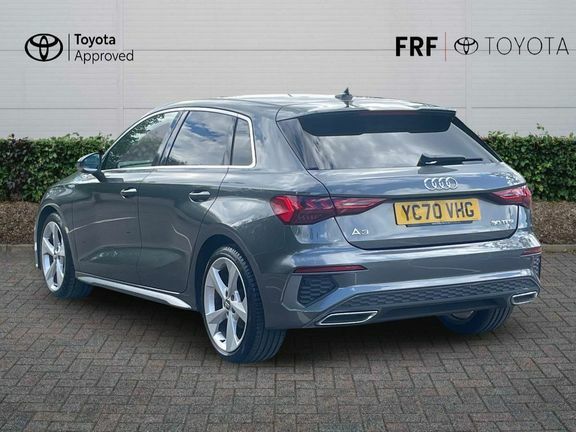 Audi A3 1.0 Tfsi 30 S Line Sportback Euro 6 Ss Grey #4
