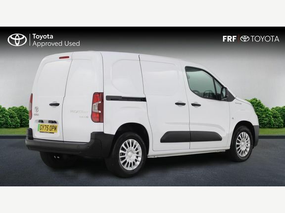 Toyota Proace City 50Kwh Icon Short Panel Van Swb 7Kw Obc White #2