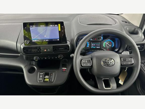 Toyota Proace City 50Kwh Icon Short Panel Van Swb 7Kw Obc White #6
