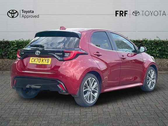 Toyota Yaris Excel 1.5 Hybrid Pan Roof Red #2
