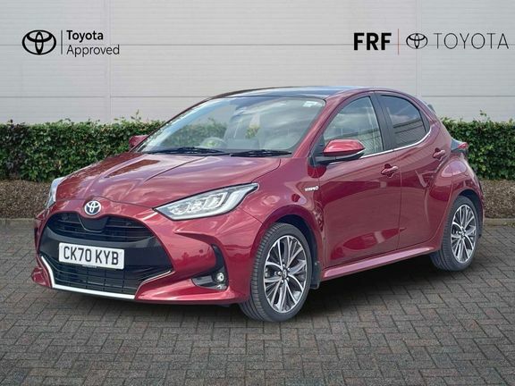 Toyota Yaris Excel 1.5 Hybrid Pan Roof Red #3