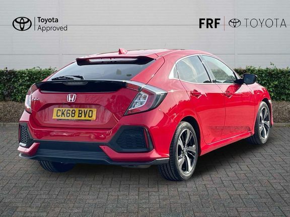 Honda Civic 1.0 Vtec Turbo Ex Cvt Euro 6 Ss Red #2