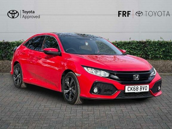 Honda Civic 1.0 Vtec Turbo Ex Cvt Euro 6 Ss Red