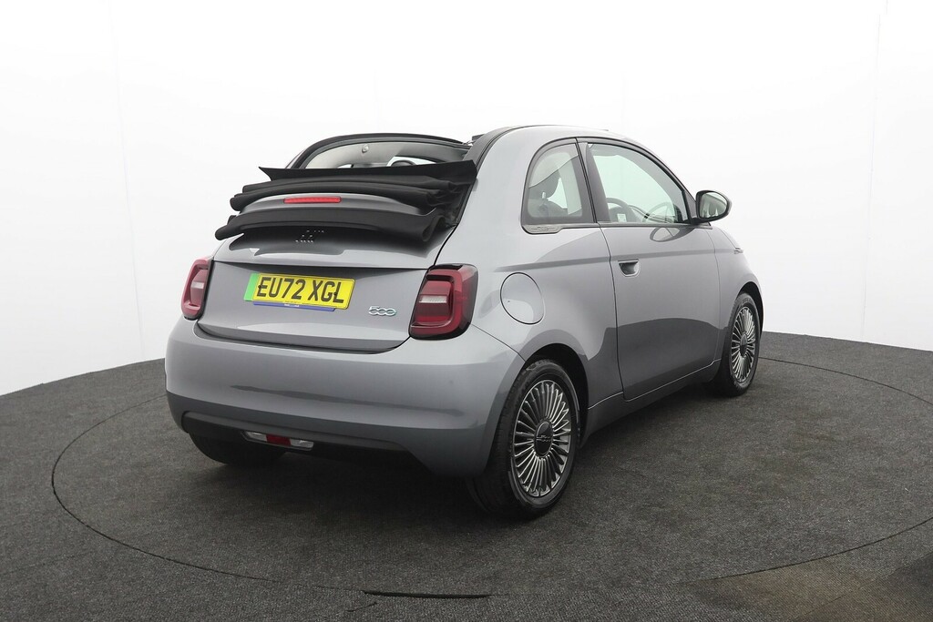 Fiat 500 87Kw Icon 42Kwh Convertible EU72XGL Grey #3