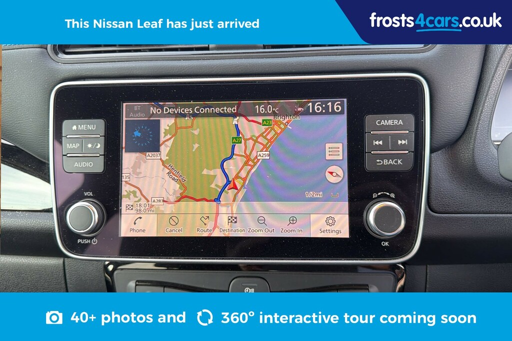 Nissan Leaf 110Kw N-connecta 39Kwh N-connecta Aut Blue #6