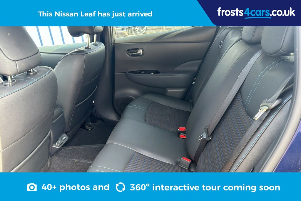 Nissan Leaf 110Kw N-connecta 39Kwh N-connecta Aut Blue #4