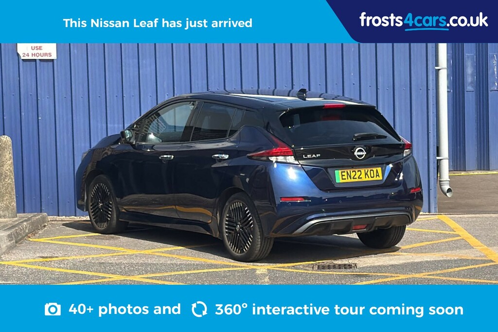Nissan Leaf 110Kw N-connecta 39Kwh N-connecta Aut Blue #2