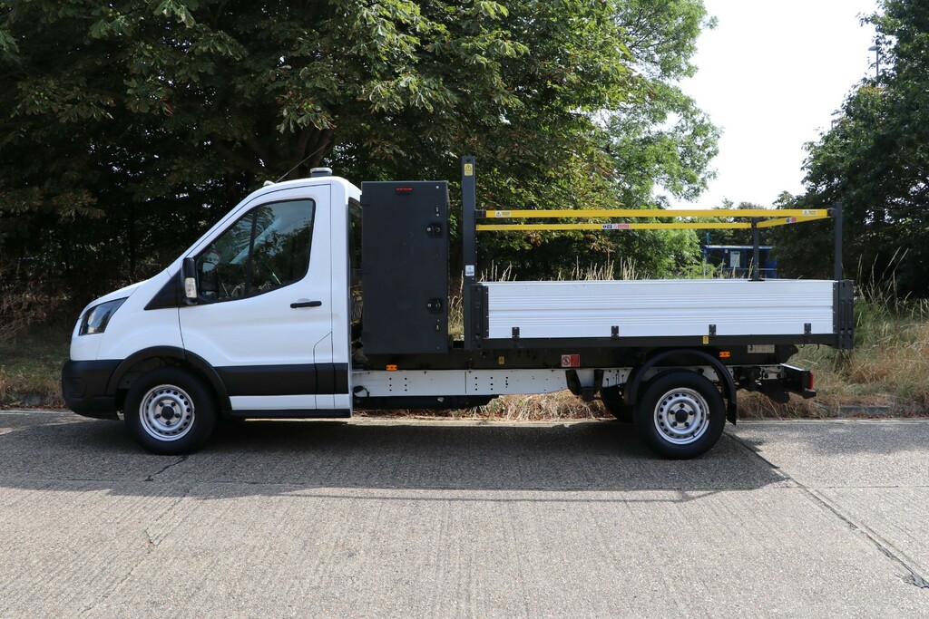 Ford Transit Custom Tipper 2.0 350 Ecoblue Leader Tool Pod Fwd L3 Euro MA22WLJ White #2