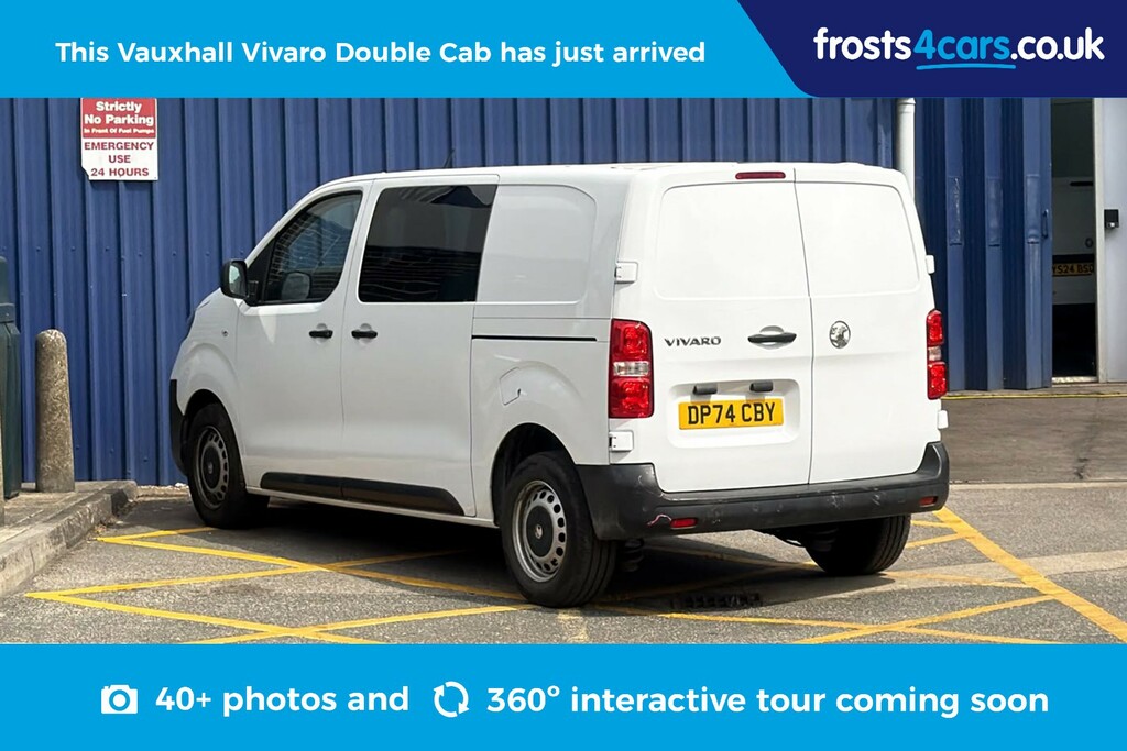 Vauxhall Vivaro 2.0 Turbo D Prime Double Cab Euro 6 145 Ps White #2