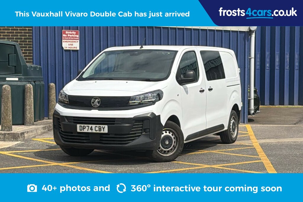 Vauxhall Vivaro 2.0 Turbo D Prime Double Cab Euro 6 145 Ps White