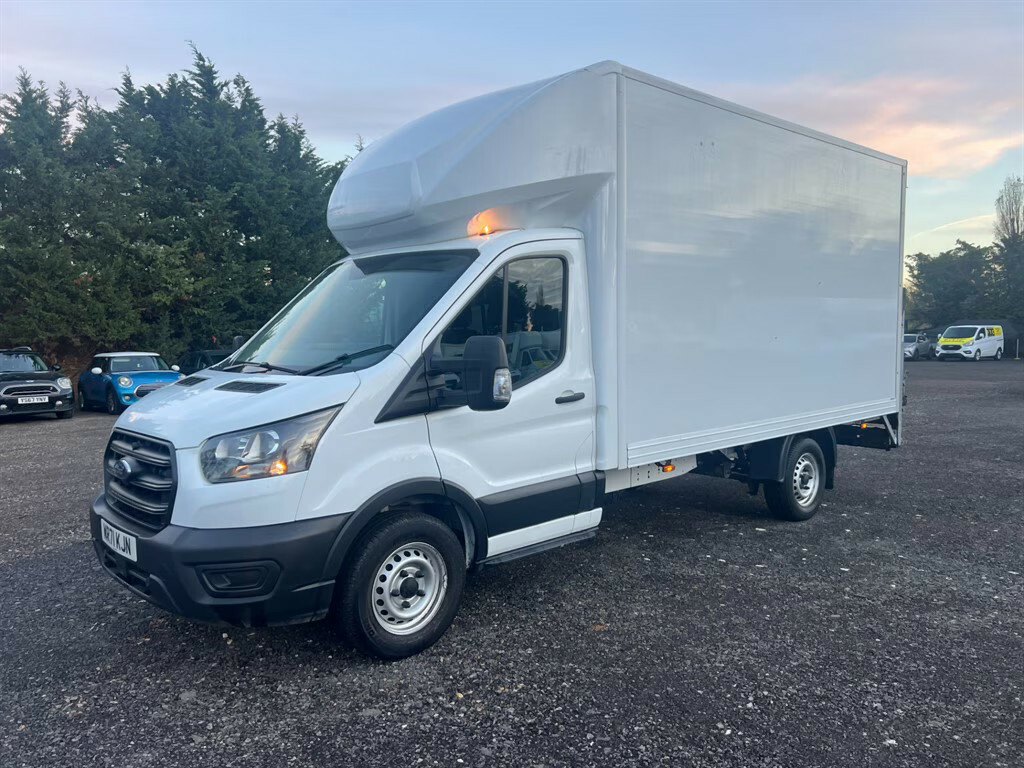 Ford Transit Custom 350 Leader Luton Ecoblue Luton Van WR71KJN White #2