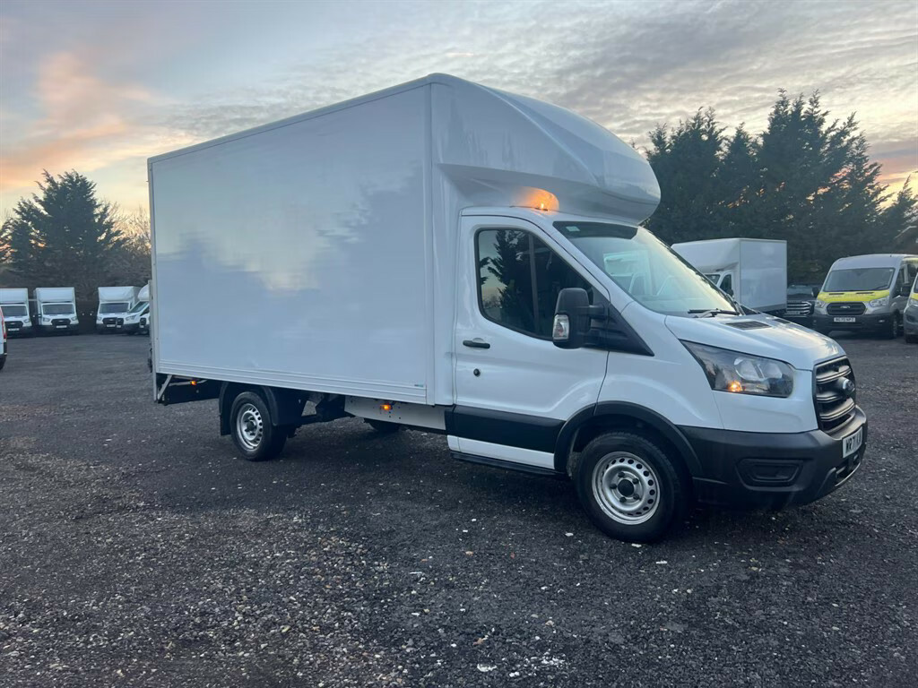 Ford Transit Custom 350 Leader Luton Ecoblue Luton Van WR71KJN White #4