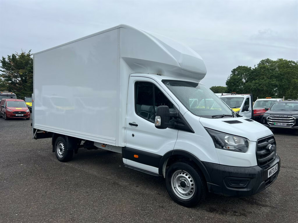 Ford Transit Custom 350 Leader Luton Ecoblue Luton Van WN73LKZ White #3