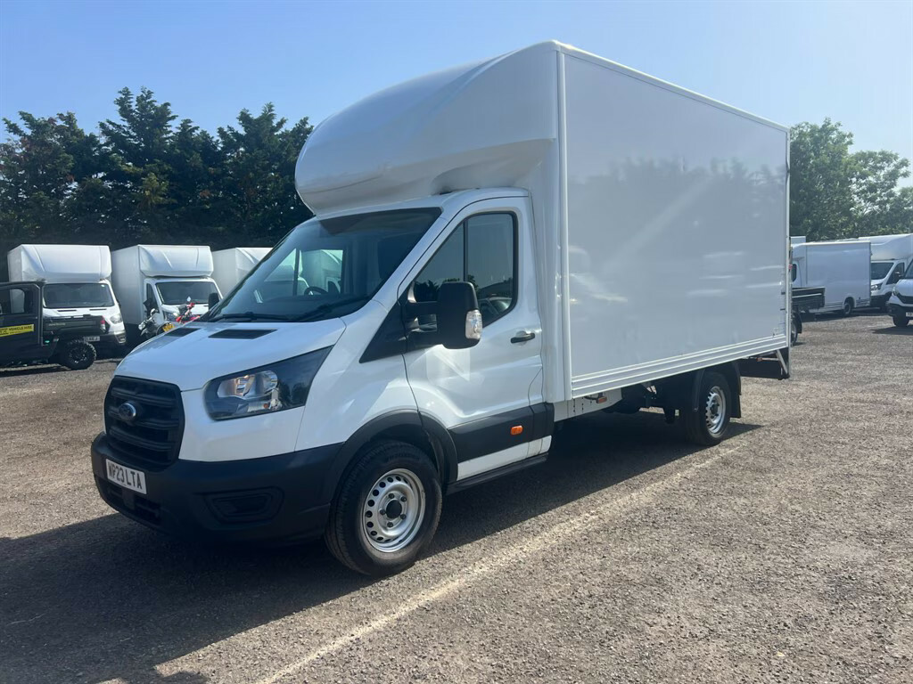 Ford Transit Custom 350 Leader Luton Ecoblue Luton Van WP23LTA White #3