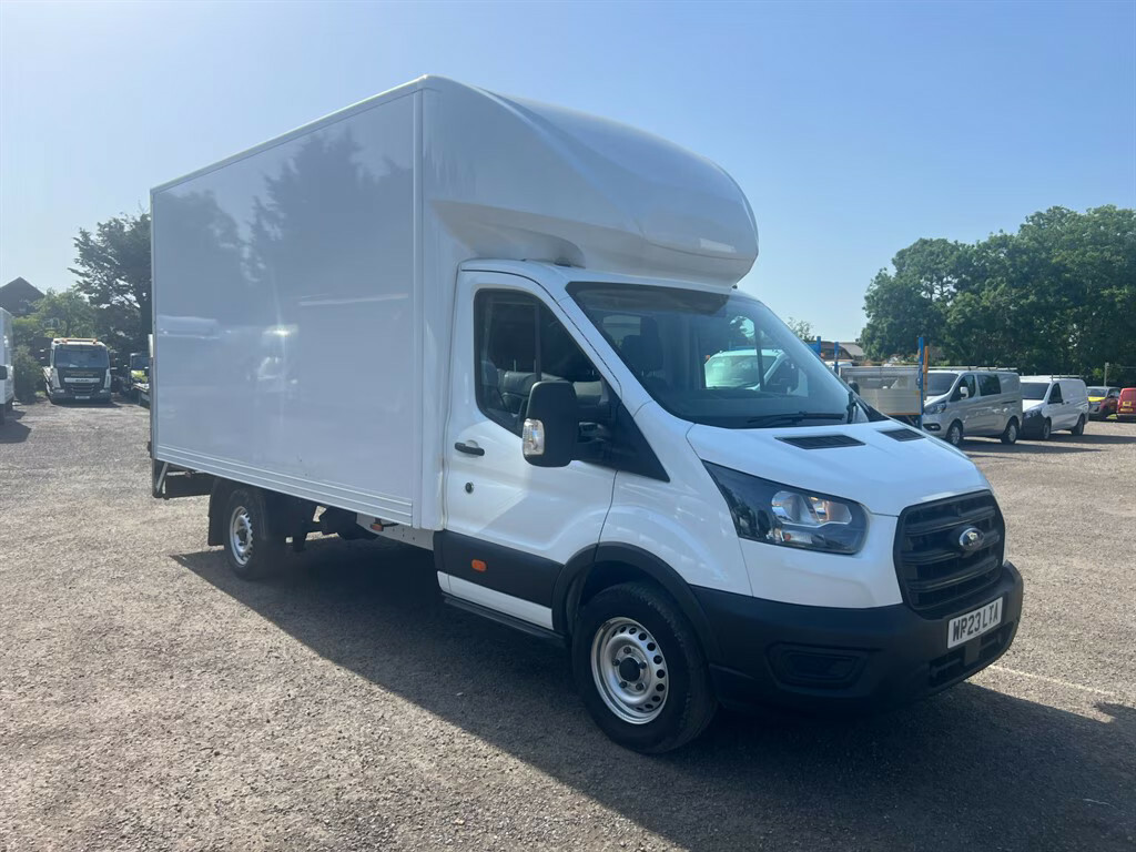 Ford Transit Custom 350 Leader Luton Ecoblue Luton Van WP23LTA White #2