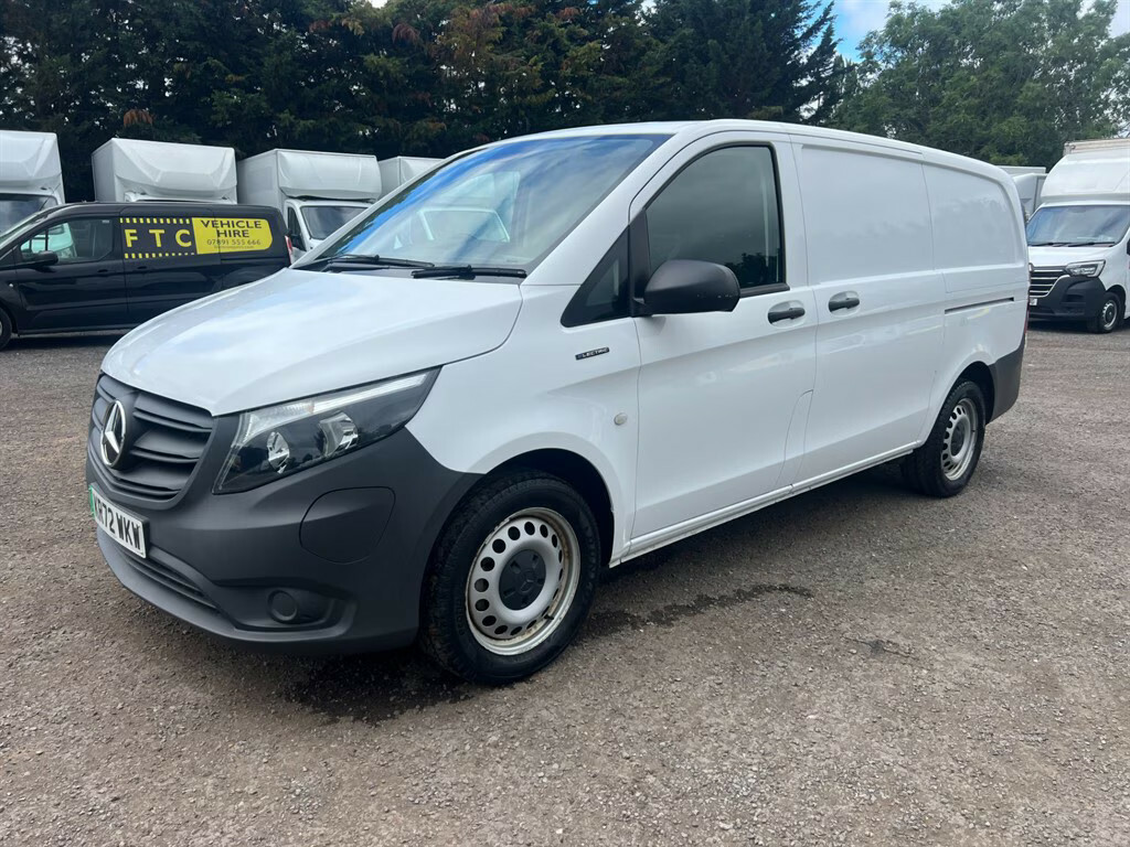 Mercedes-Benz eVito 66 Progressive L2 Panel Van White #2