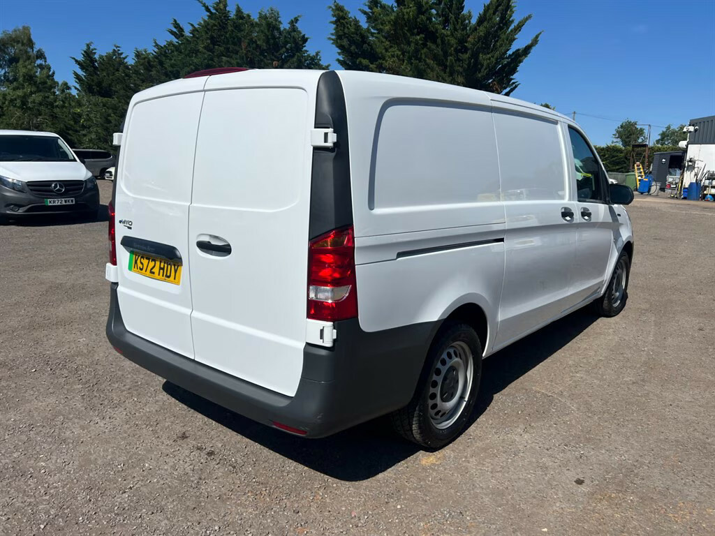 Mercedes-Benz eVito 85Kw 66Kwh Progressive Van Panel Van White #3