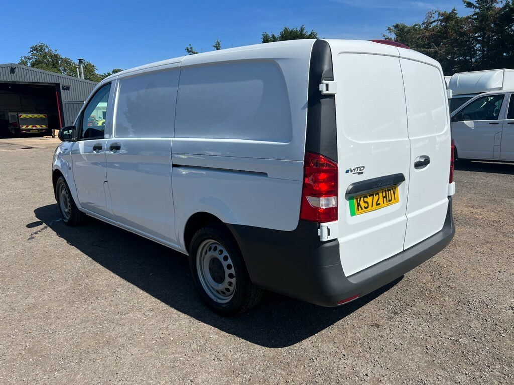Mercedes-Benz eVito 85Kw 66Kwh Progressive Van Panel Van White #6