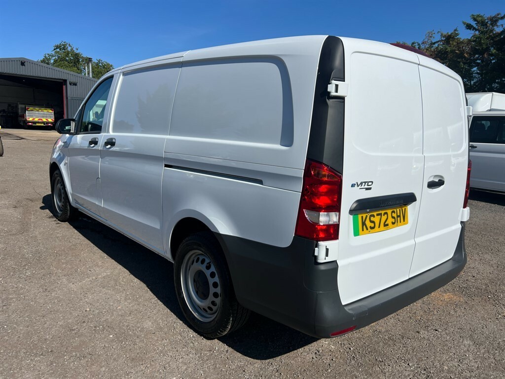 Mercedes-Benz eVito 85Kw 66Kwh Progressive Van Panel Van White #3