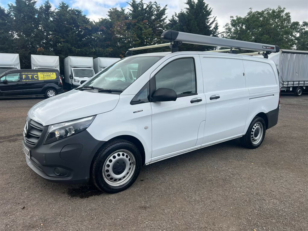 Mercedes-Benz eVito 85Kw 66Kwh Progressive Van Panel Van White #2