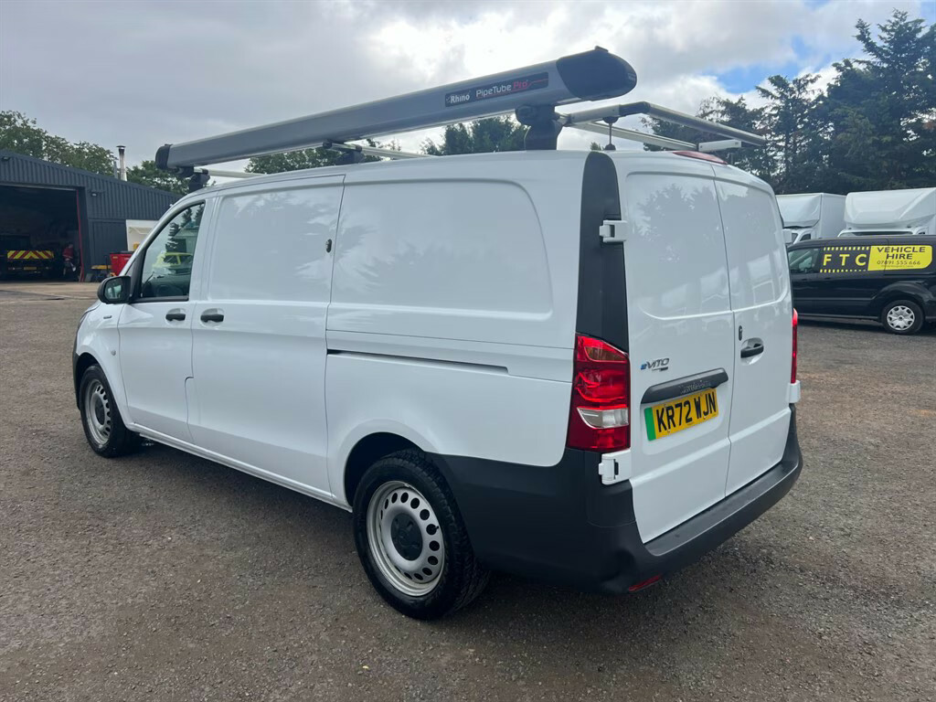 Mercedes-Benz eVito 85Kw 66Kwh Progressive Van Panel Van White #5