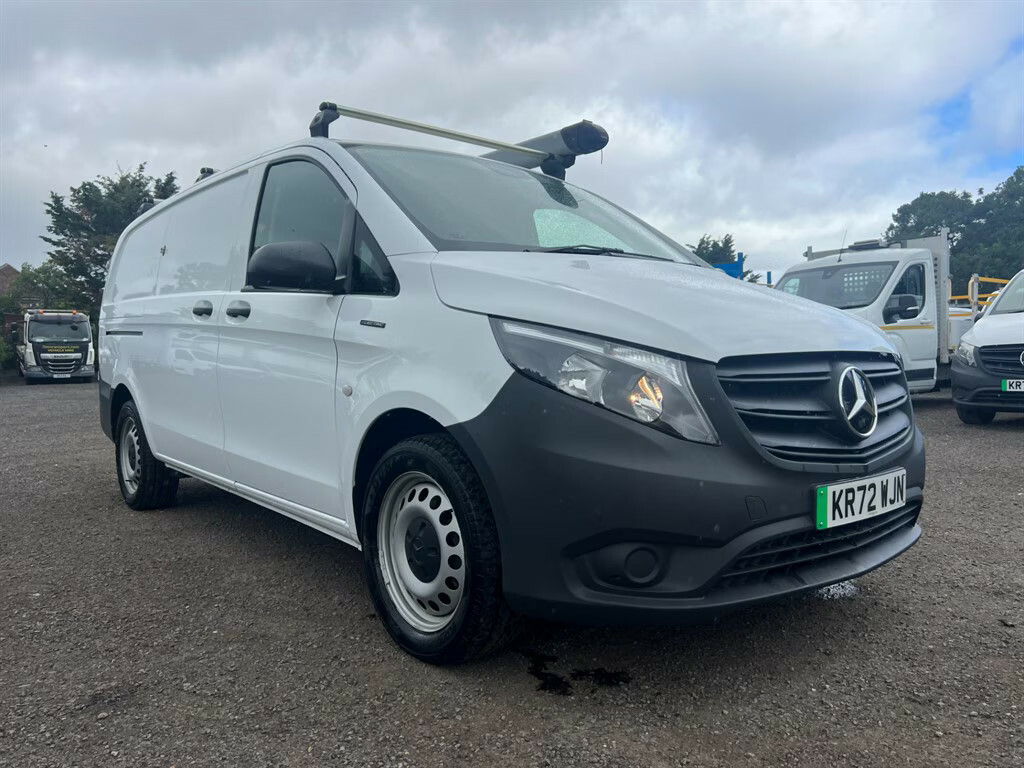 Mercedes-Benz eVito 116 E 66 Kwh Progressive L2 Lwb 115 Ps Au White #14