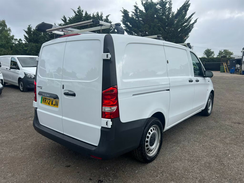Mercedes-Benz eVito 85Kw 66Kwh Progressive Van Panel Van White #3