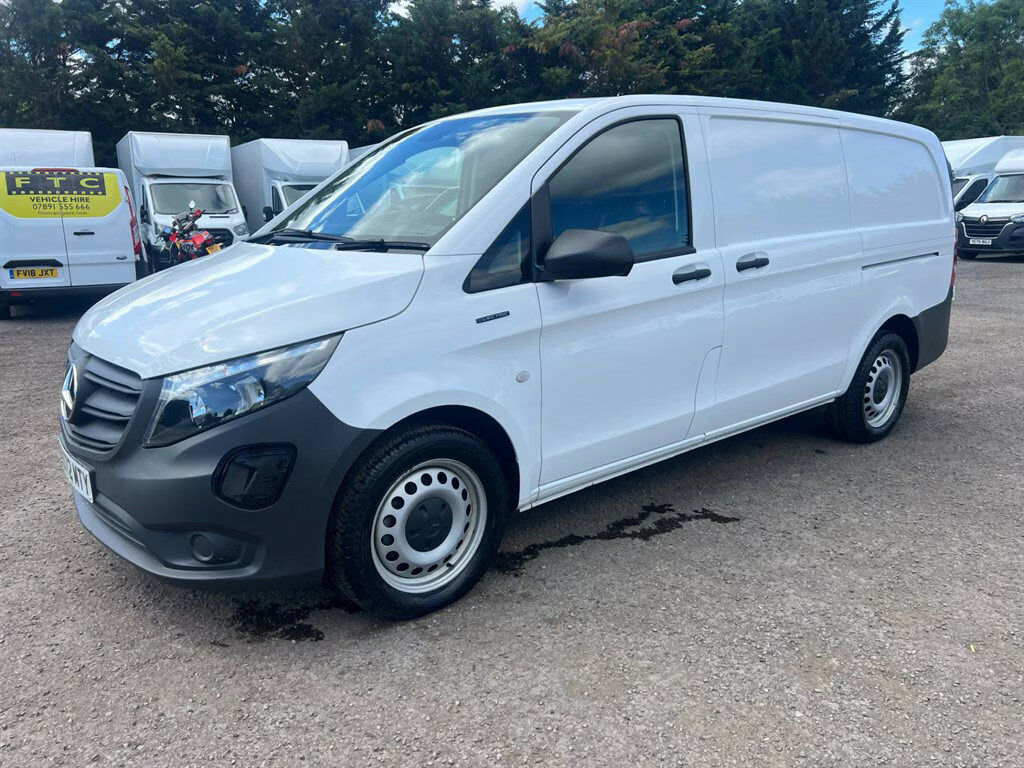 Mercedes-Benz eVito 85Kw 66Kwh Progressive Van Panel Van White #3