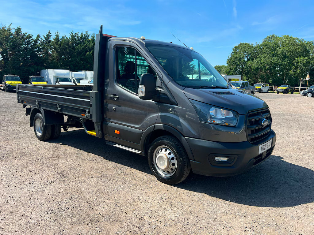 Ford Transit Custom 350 Leader Dropside Ecoblue L3dropside Man YO21ZTU Grey #2