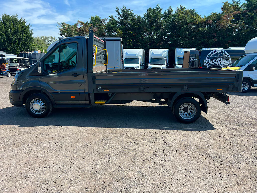 Ford Transit Custom 350 Leader Dropside Ecoblue L3dropside Man YO21ZTU Grey #6