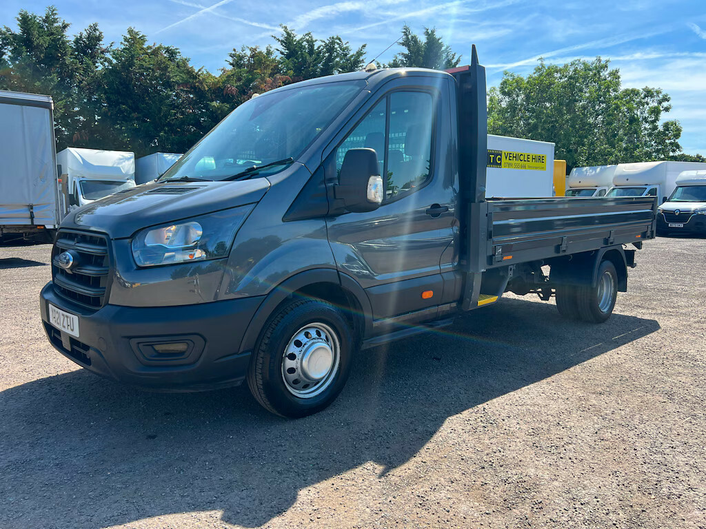Ford Transit Custom 350 Leader Dropside Ecoblue L3dropside Man YO21ZTU Grey #4