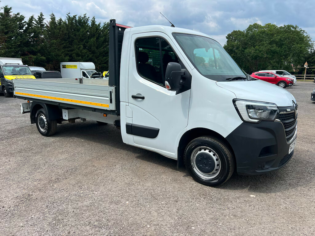 Renault Master Ll35 Energy Dci 145 Business Low Roof Dropside Cha White #5