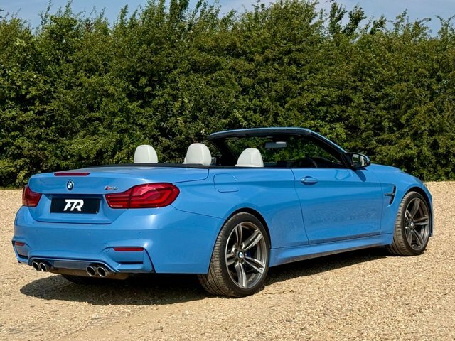 BMW M4 3.0 Biturbo Convertible Euro 6 Blue #2