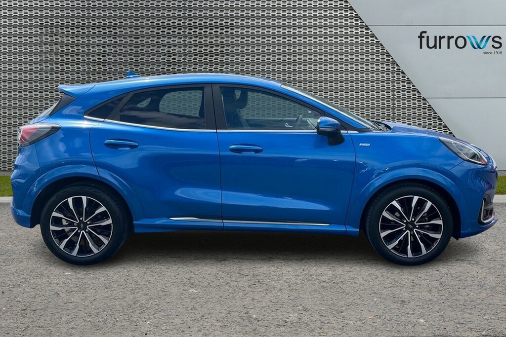 Ford Puma 1.0 Ecoboost Hybrid Mhev 155 St-line Vignale HW23LJY Blue #4