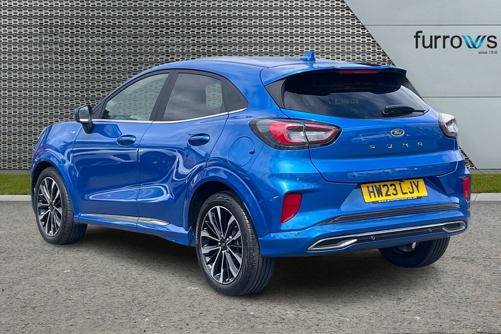Ford Puma 1.0 Ecoboost Hybrid Mhev 155 St-line Vignale HW23LJY Blue #3