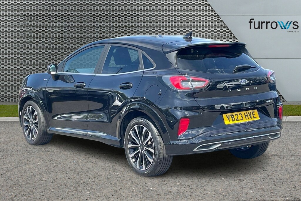Ford Puma 1.0 Ecoboost Hybr Mhev 155 St-line Vignale Dct YB23HVE Black #3