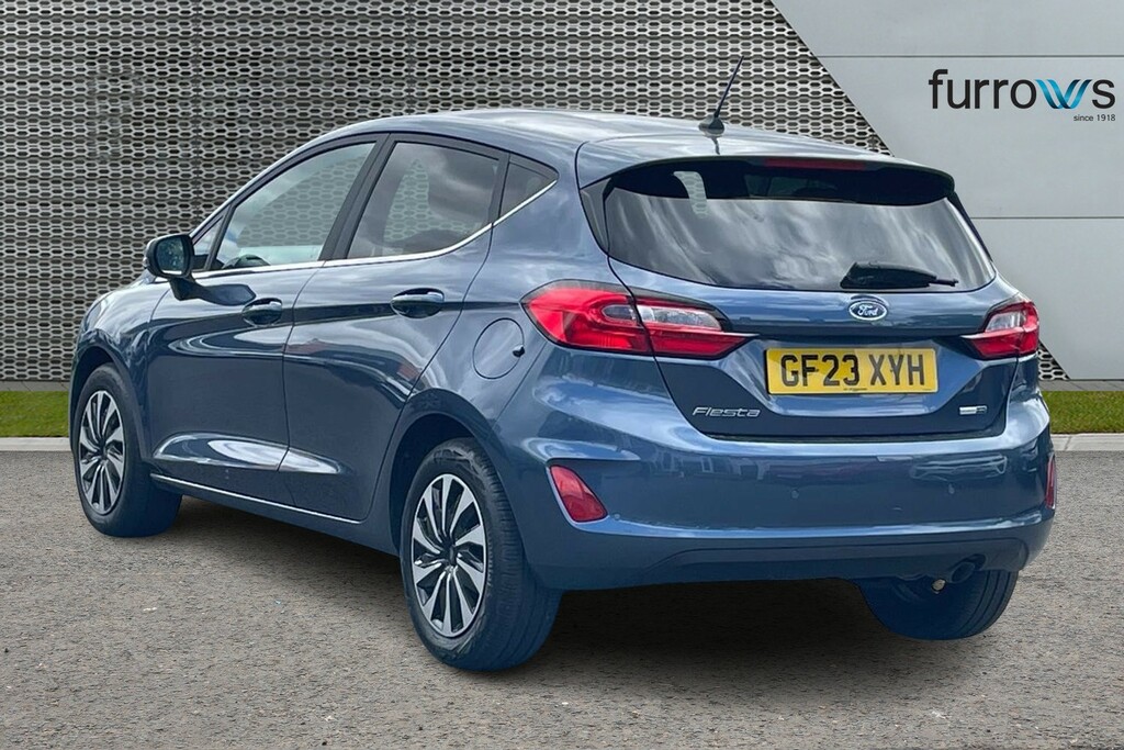 Ford Fiesta 1.0 Ecoboost Hybrid Mhev 125 Titanium GF23XYH Blue #3